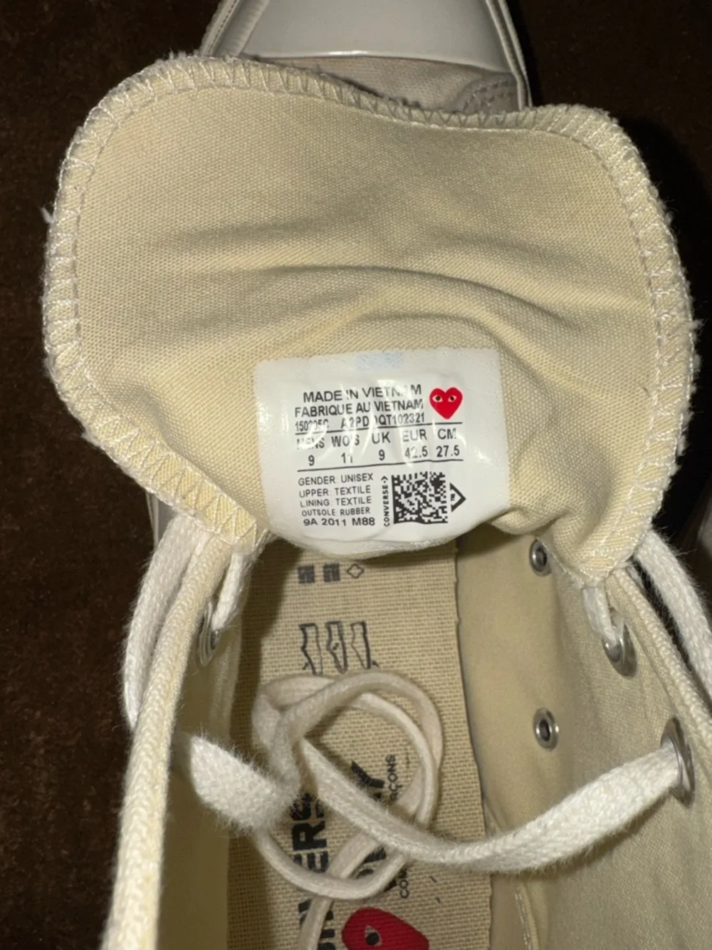 Converse x PLAY Comme des Garçons high-top sneakers - Picture 5 of 6